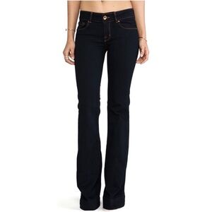 J Brand Doll Aura Dark Blue Boot Cut Jeans Size 24